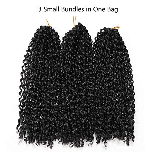 12 Inch Marlybob Crochet Hair (6 Bundles 12 Inch, 1b/30#) - Hair Plus ME