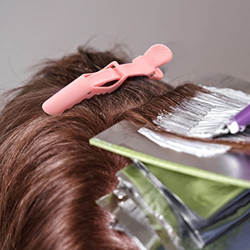14 Pack Pink Alligator Hair Clips - Hair Plus ME