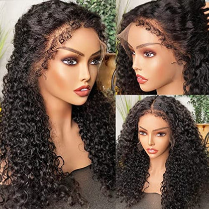 4C Curly Edges Hairline 13X4 Lace Front Glueless Wig - Hair Plus ME
