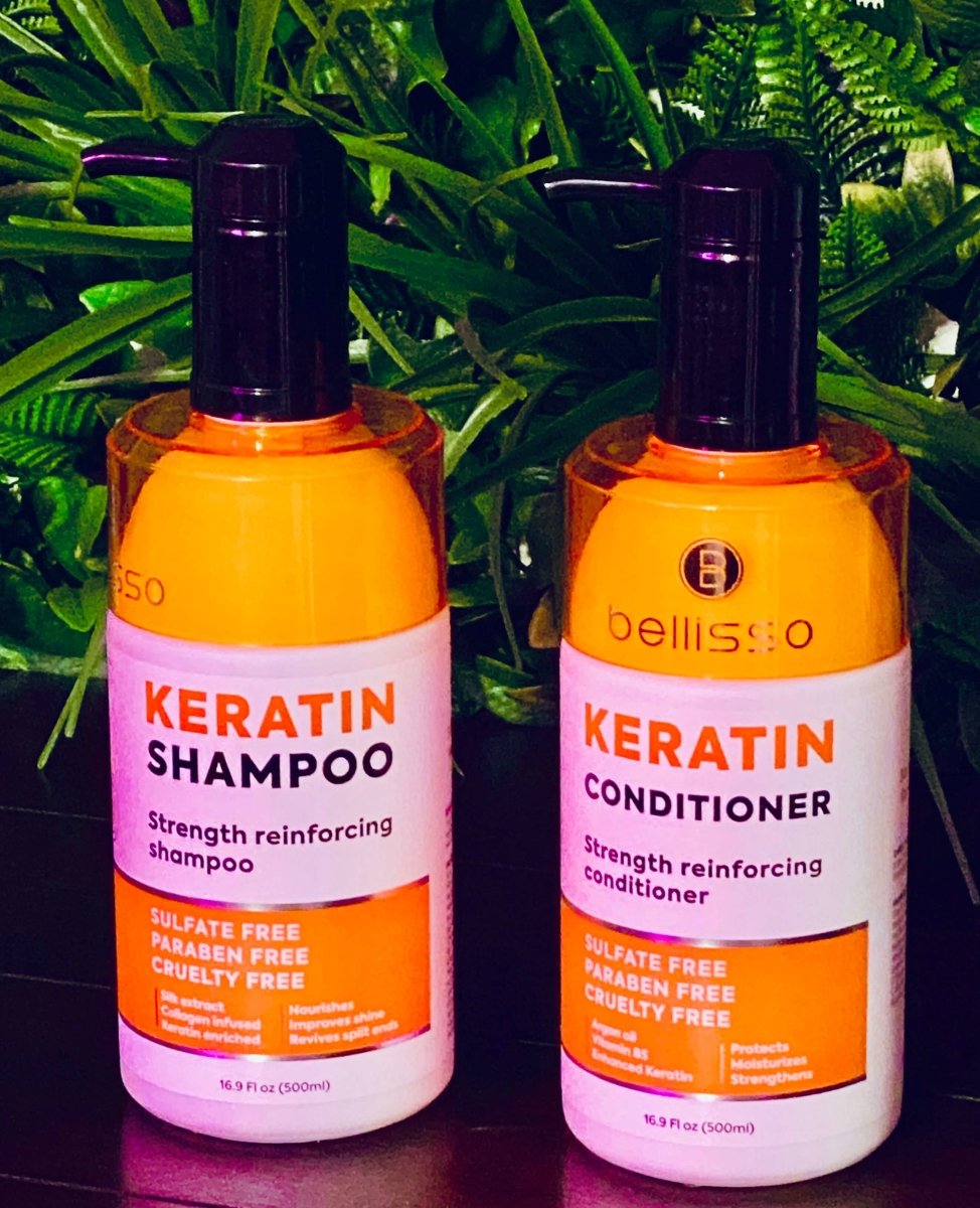 Bellisso Keratin Shampoo and Conditioner - Hair Plus ME