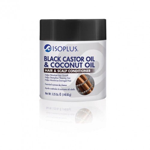 Isoplus Black Castor Oil & Coconut Oil Hair & Scalp Conditioner - Hair Plus ME