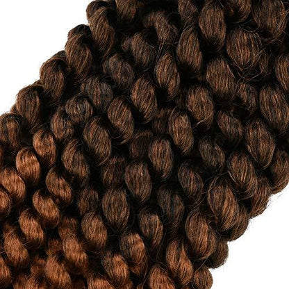 Jumpy Wand Curl Crochet Braids 20 Roots Jamaican Bounce Curly Hair (8inch,1B) - Hair Plus ME