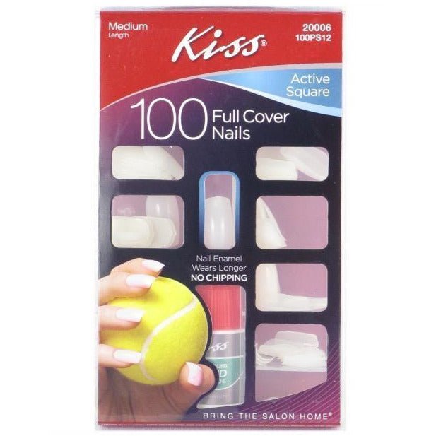 Kiss Plain Nail Kit – Active Square - Hair Plus ME