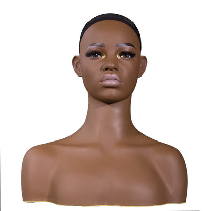 Mannequin Head With Shoulders - Hair Plus ME