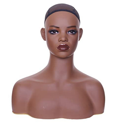 Mannequin Head With Shoulders - Hair Plus ME