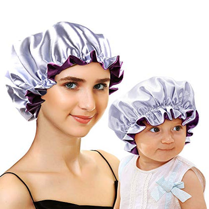 Mommy and Me Satin Bonnet Sets - Hair Plus ME