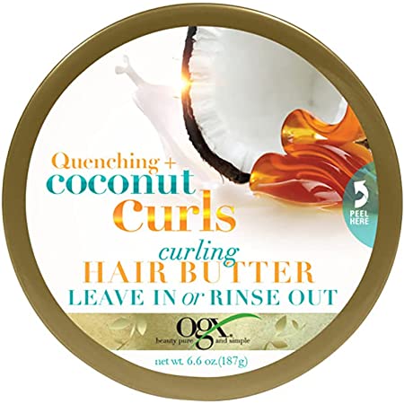 OGX Quenching + Coconut Curls Curling Hair Butter 6.6 OZ - Hair Plus ME