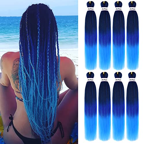 Pre Stretched Braiding Hair Ombre 30 Inch 8 Pack - Hair Plus ME