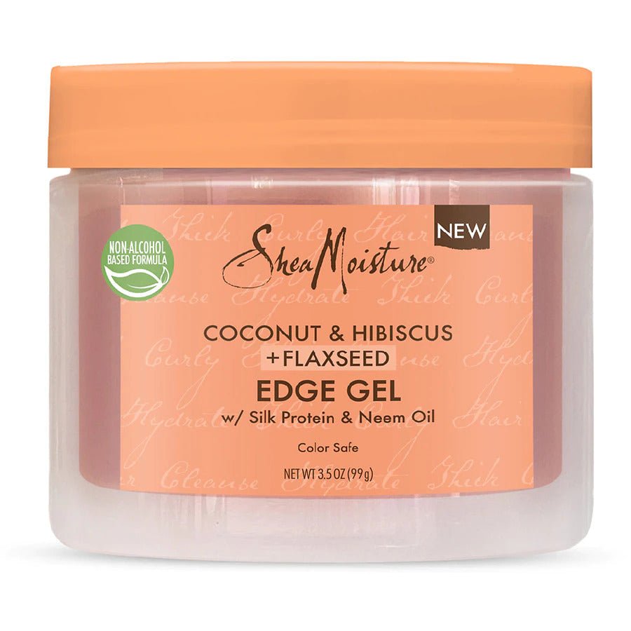 Shea Moisture Coconut & Hibiscus + Flaxseed Edge Gel 3.5 OZ - Hair Plus ME