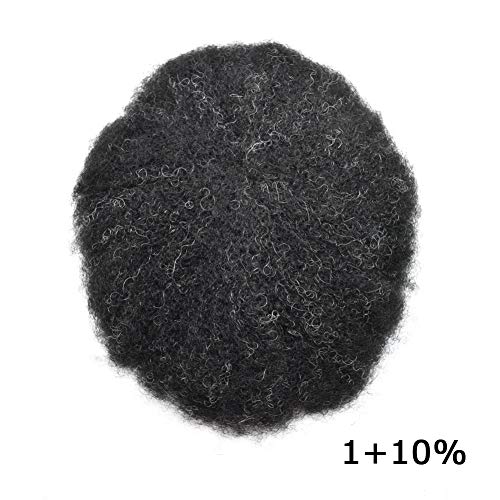 Transparent Lace Mens Hair Unit (black men) - Hair Plus ME