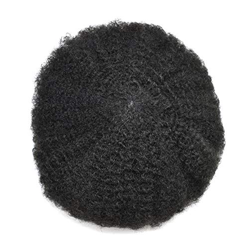 Transparent Lace Mens Hair Unit (black men) - Hair Plus ME