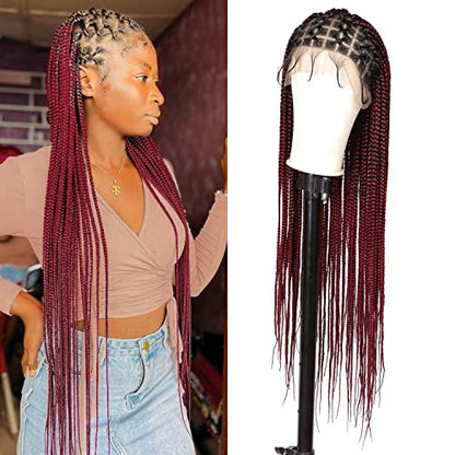 Trinity Rose Criss Cross Braided Cornrow 36" Full Lace Front Wig - Hair Plus ME