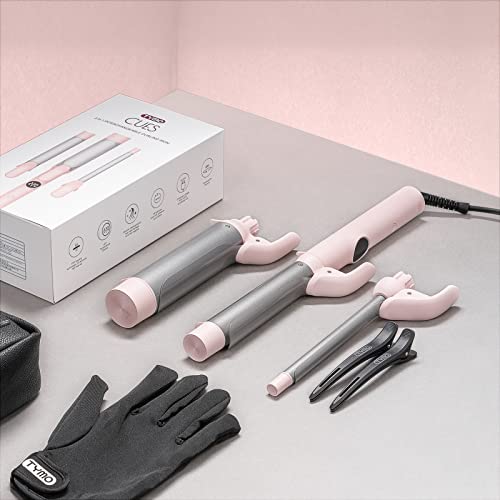 TYMO Instant Heat Ionic 3 in 1 Curling Wand Set with 3 Barrels - Hair Plus ME