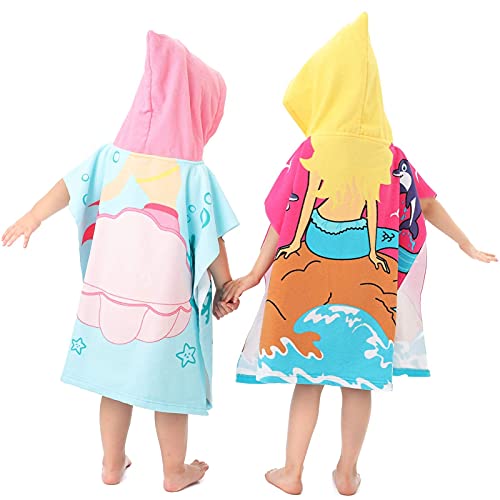 Unisex Kids Hooded Poncho Towel - Hair Plus ME